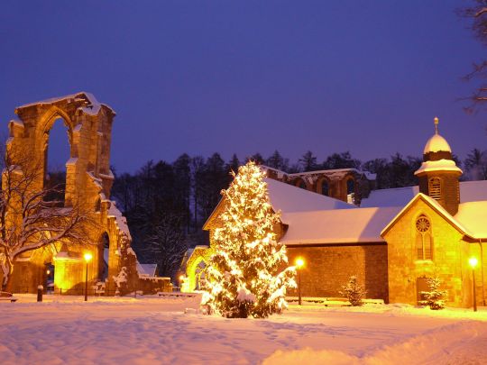 Weihnachtsstimmung am Kloster Walkenried
